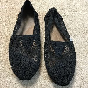Black Lace Toms